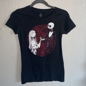 Jack and sally Disney nightmare before Christmas top